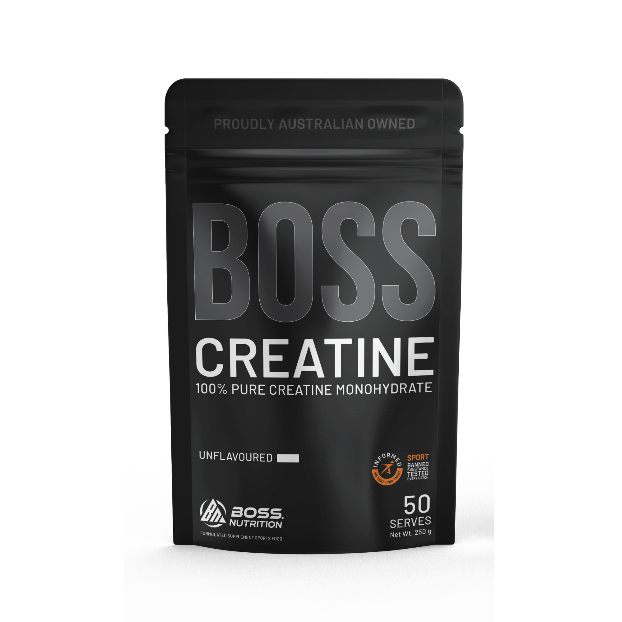 Creatine Monohydrate - 100% Unflavoured Pure Boss Creatine