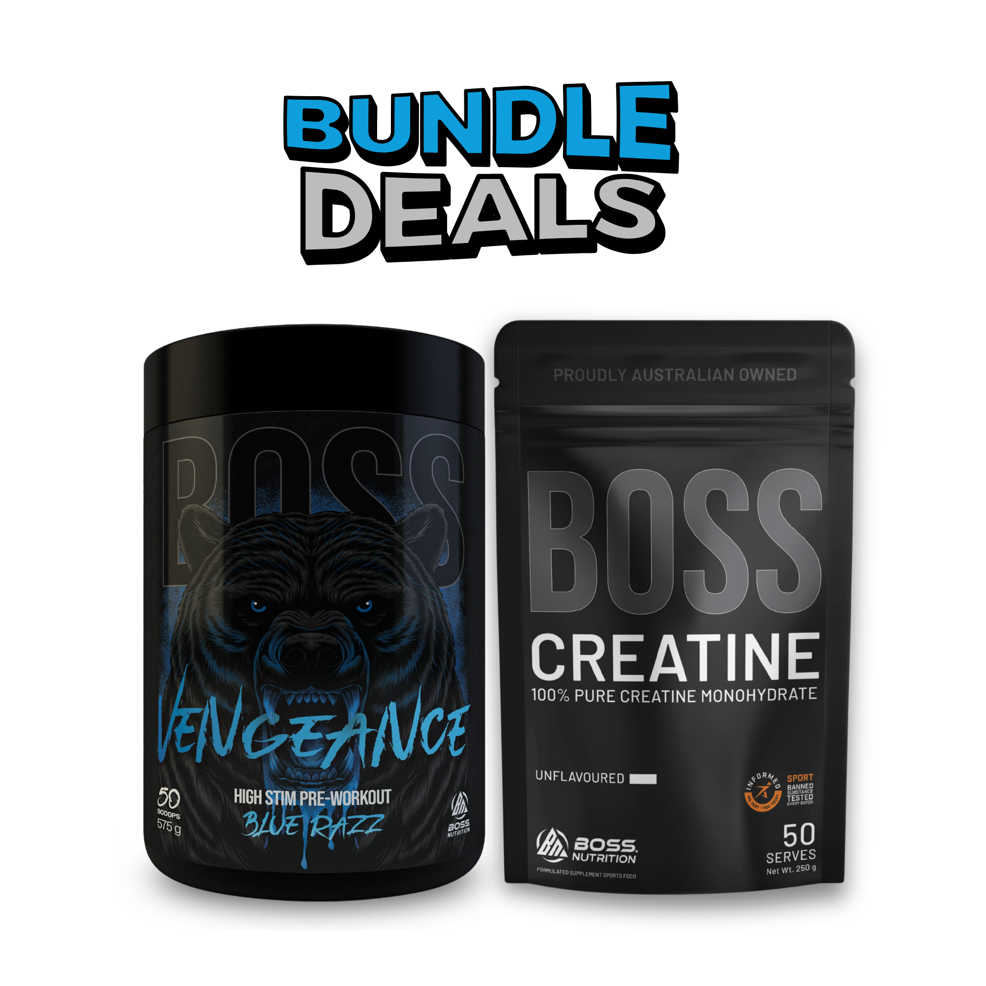 Vengeance Performance Bundle | FREE Creatine (50 Serves)