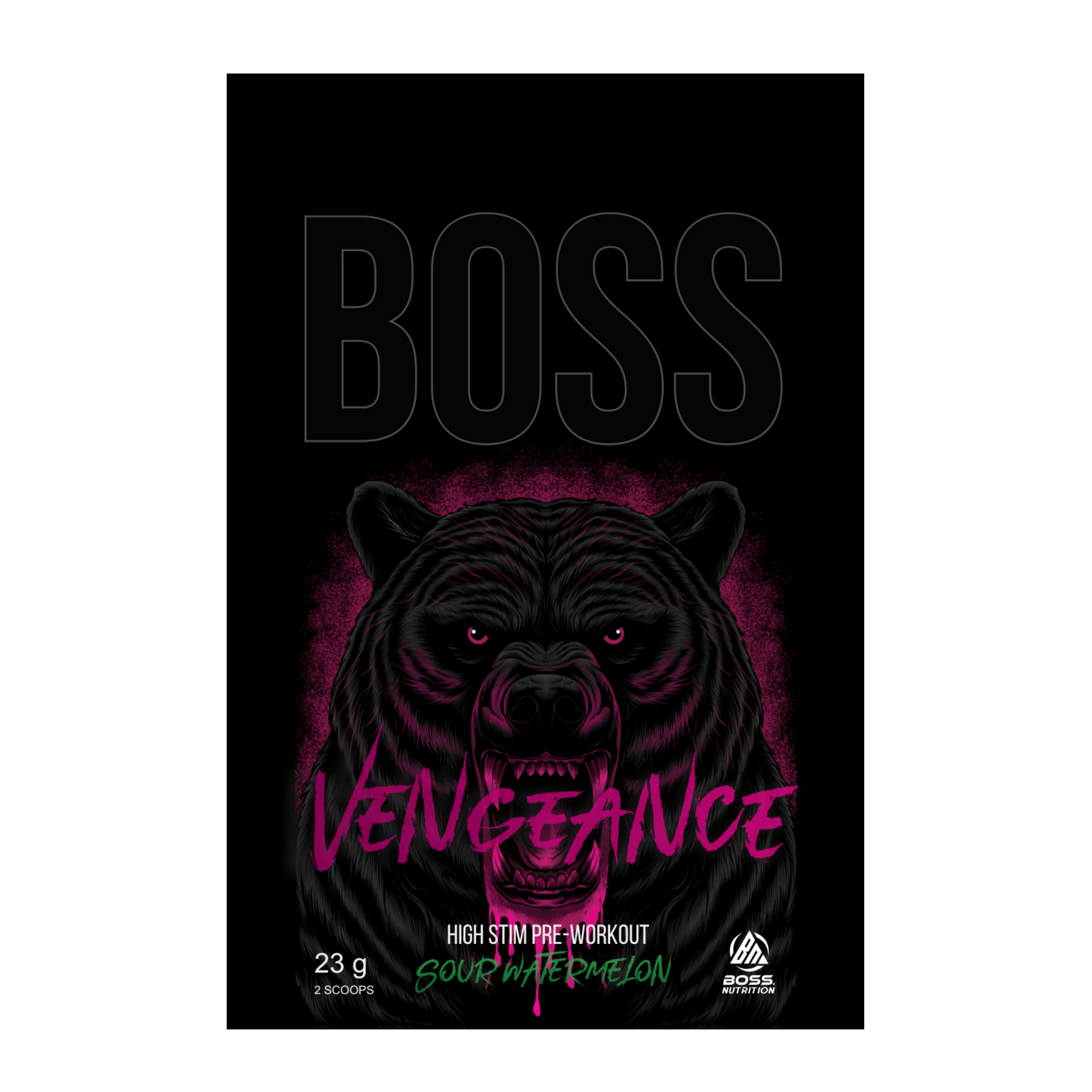 Vengeance Pre-Workout Sample Sachets (2 Scoops)