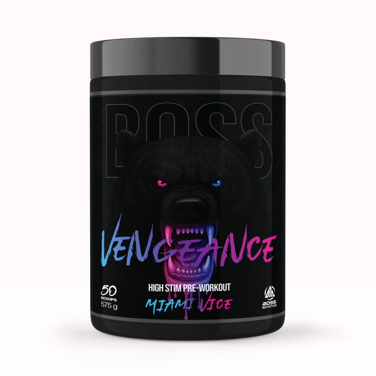 Vengeance High Stim Pre Workout Miami Vice by Boss Nutrition