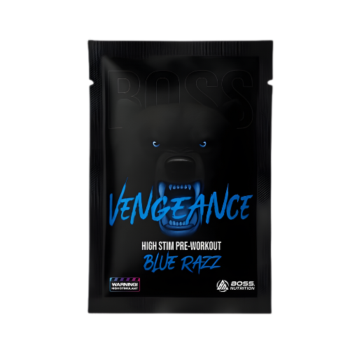Vengeance Pre Workout Sachet Blu Raspberry
